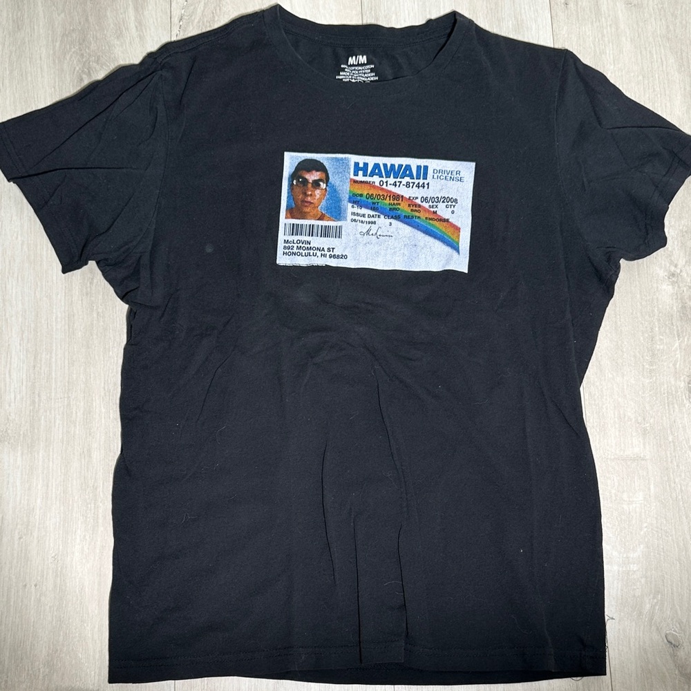 McLovin Black Graphic T-Shirt